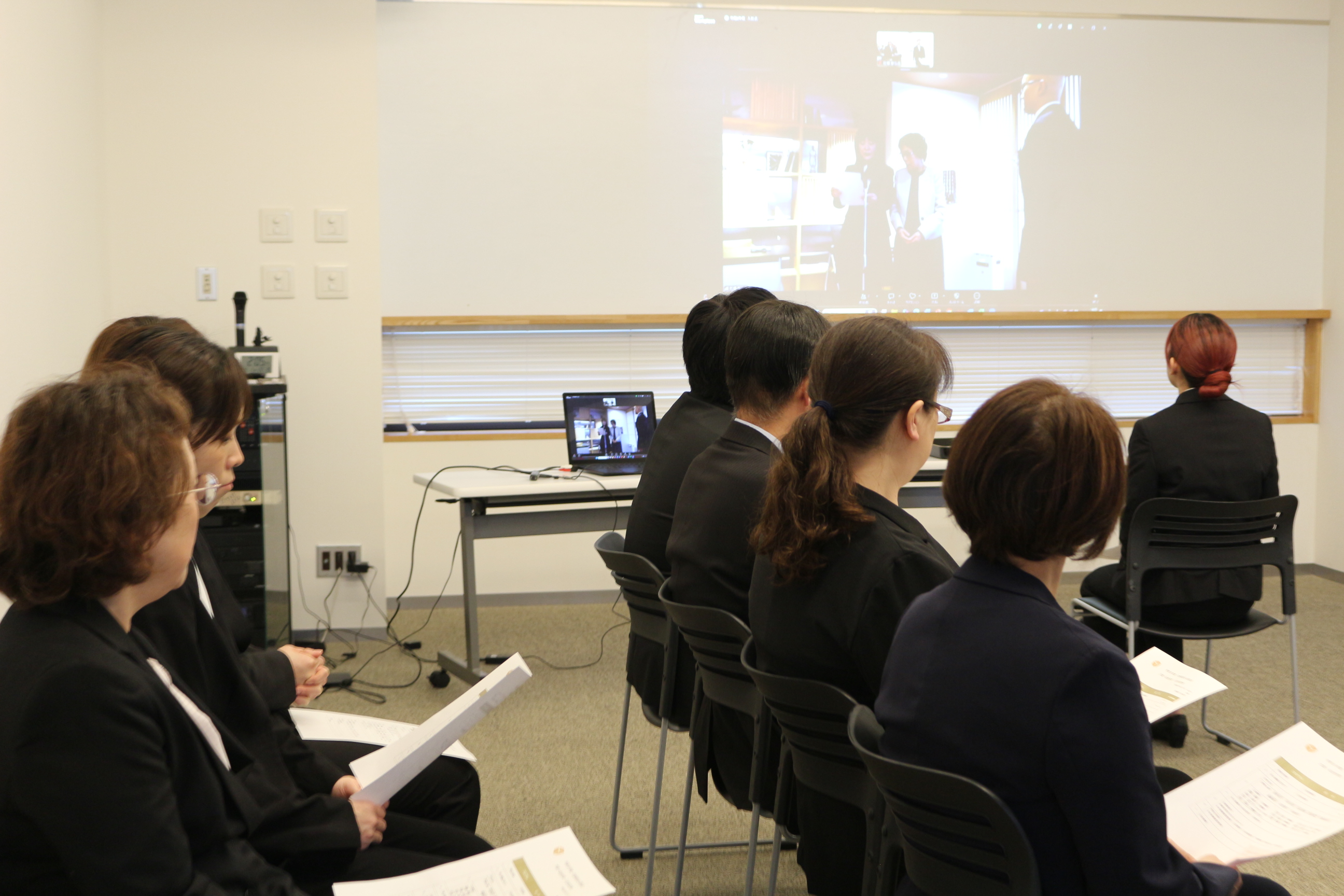 入社式を行いました🌸